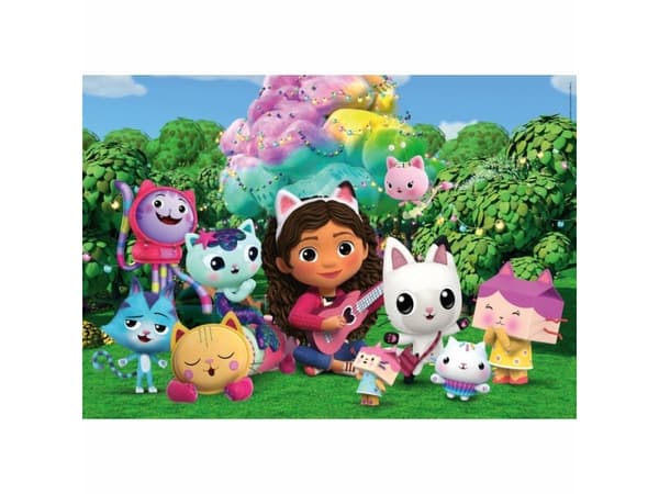 Clementoni Supercolor Gabbys Dollhouse, 24 styck, Tecknade serier, 3 År