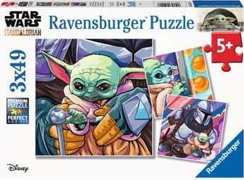 Ravensburger The Mandalorian: Grogu Moments, 49 stk, Tegneserier, 5 År