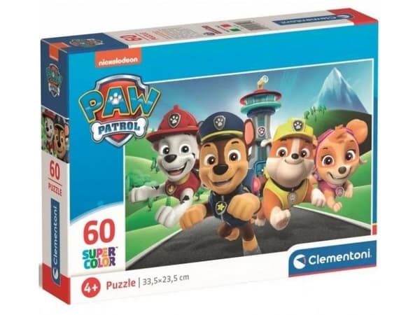 Clementoni Supercolor Paw Patrol, 60 kpl, Sarjakuvat, 4 vuosi/vuosia