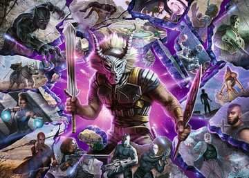 Ravensburger Marvel Villainous: Killmonger, 1000 kpl, Sarjakuvat, 14 vuosi/vuosia