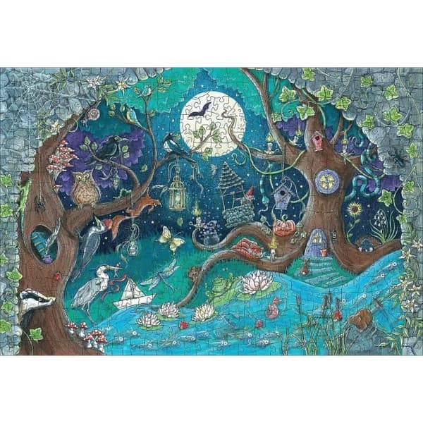 Träpussel 500 st Fantastisk skog