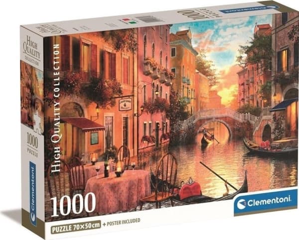 Clementoni Venezia, 1000 stykker, By, 10 år