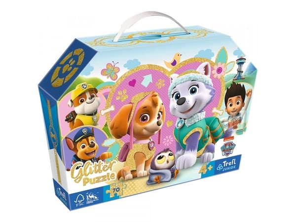 Trefl Puzzle 70 Glitter Adorable Skye and Everest TREFL