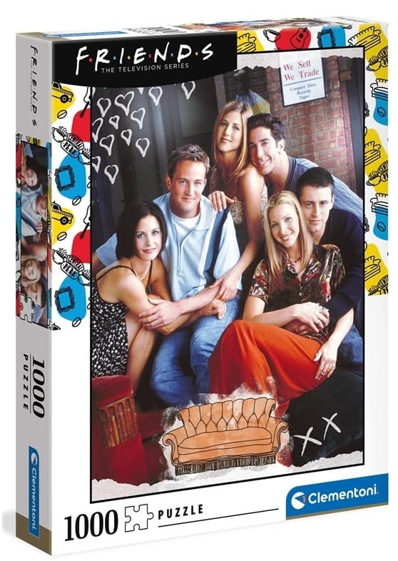 Clementoni Friends, 1000 kpl, Televisio/Elokuvat, 10 vuosi/vuosia