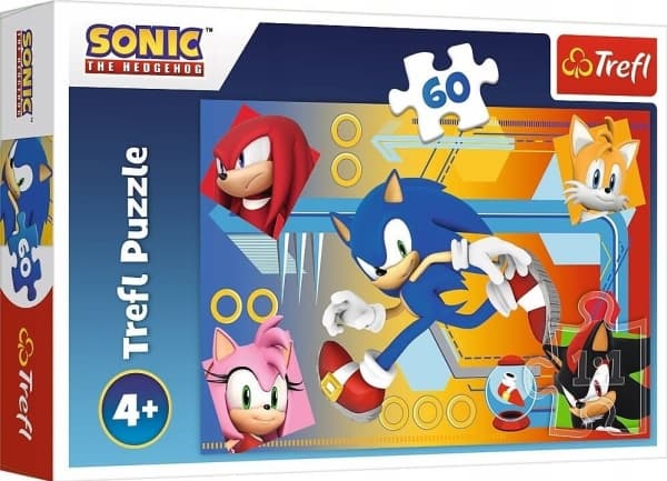 Trefl PUZZLE 60EL TREFL SONIC IN PUD ACTION