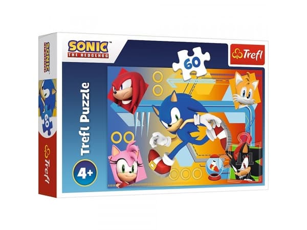 Trefl PUZZLE 60EL TREFL SONIC IN PUD ACTION