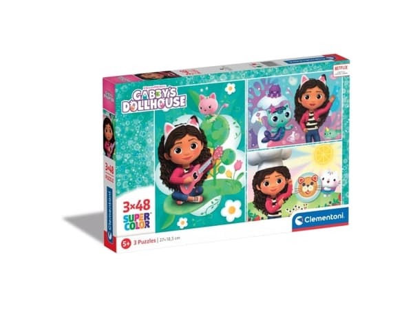 Clementoni Gabby’s Dollhouse, 48 styck, Tecknade serier, 5 År