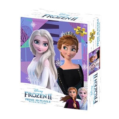 Disney - Lentikulärt pussel Frost 2 Elsa och Anna 200 bitar 46x31 cm