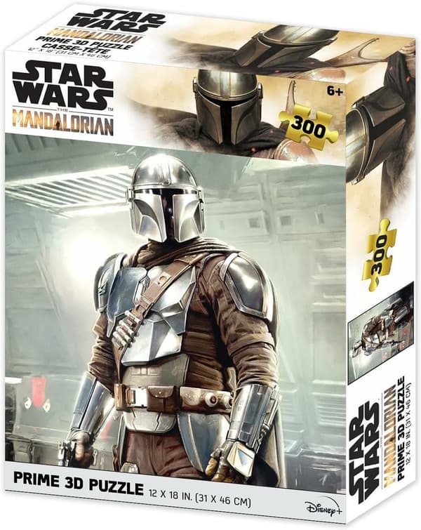 Star Wars: The Mandalorian - Mando lenticular pussel 300 bitar 46x31 cm