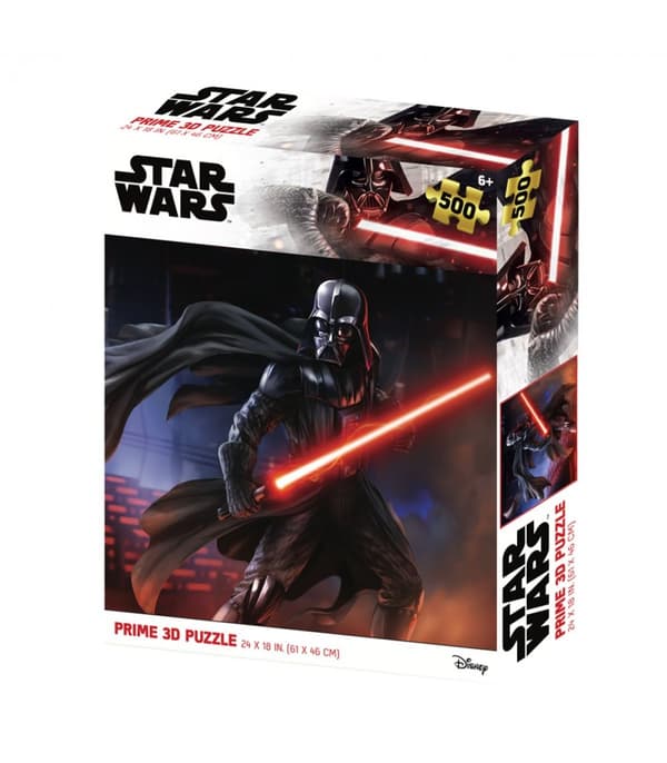 Star Wars - Lentikulärt pussel Darth Vader pose 500 bitar 61x46 cm