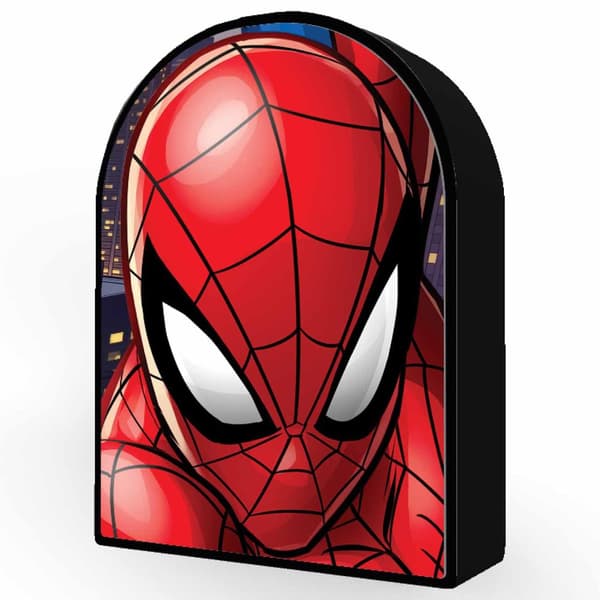 Marvel - Spider-Man Lentikulärt pussel med formad plåtask 300 bitar 46x31 cm
