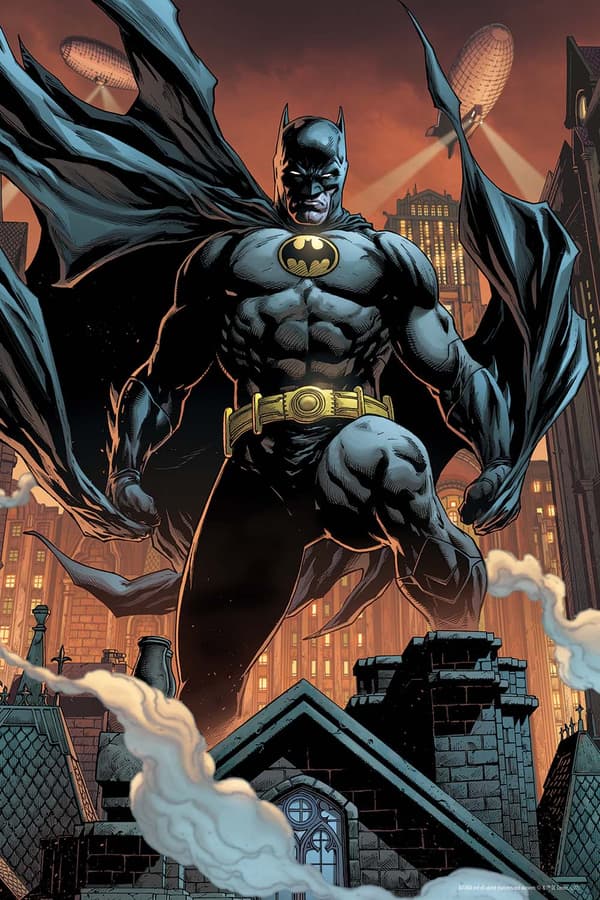 DC Comics - Batman Lenticular Pussel med formad plåtask 300 bitar 46x31 cm
