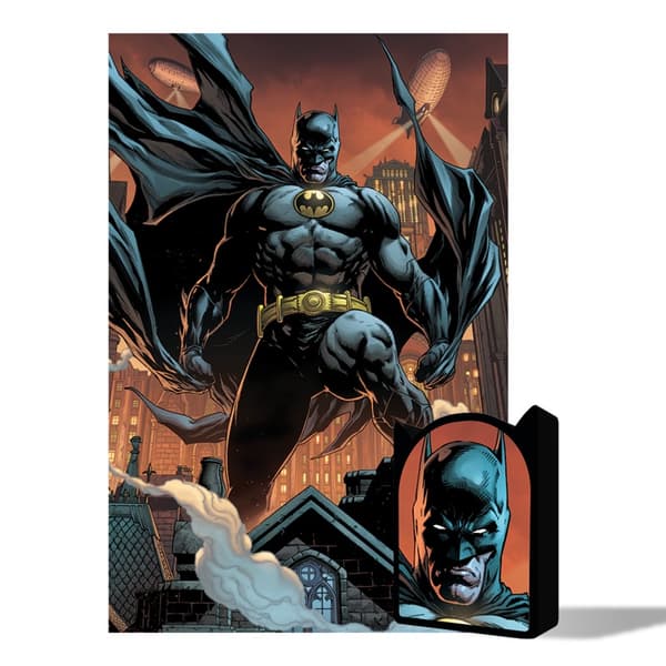 DC Comics - Batman Lenticular Pussel med formad plåtask 300 bitar 46x31 cm