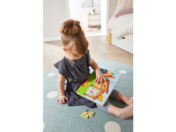 HABA Sounds - Clutching Puzzle On the farm, 6 kpl, Eläimet, 2 vuosi/vuosia