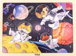 Viga Viga 44646 Pussel på en padda 24 element - kosmos