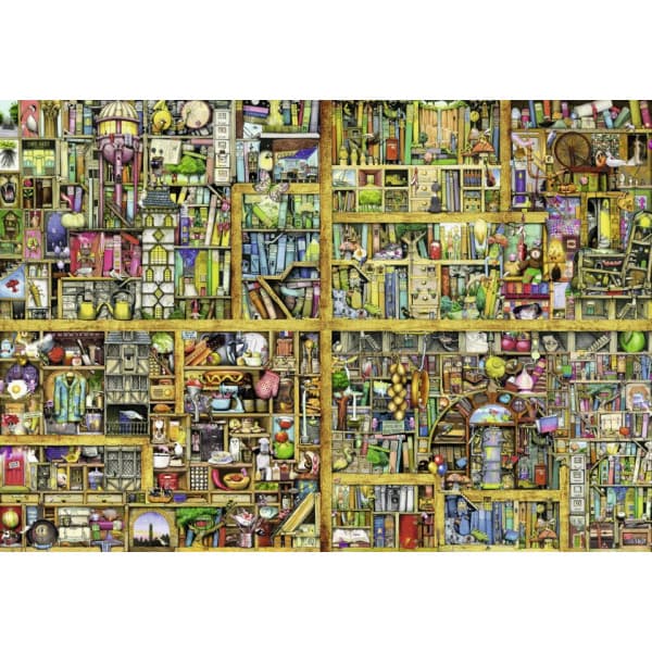 Ravensburger Magical Bookcase -palapeli, 18 000 palaa