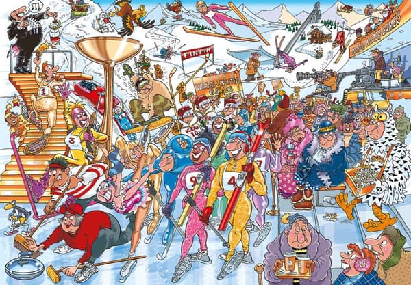 Wasgij Mystery 22 Wasgij Winter Games! Pussel 1000 bitar