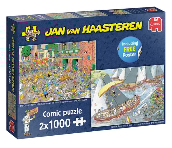 Jan Van Haasteren Pussel Dutch Traditions 2x1000 bitar, Jumbo