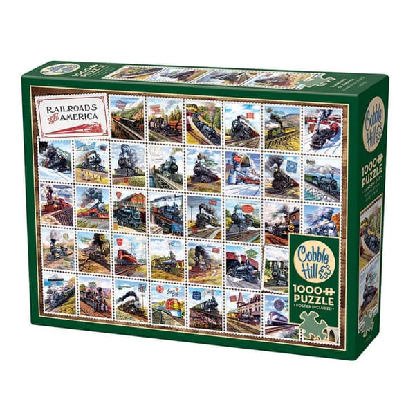 Cobble Hill Pussel - Railroads of America 1000 Bitar