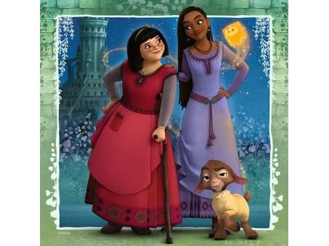 Ravensburger Disney Wish, 49 stykker, Tegneserier, 5 år
