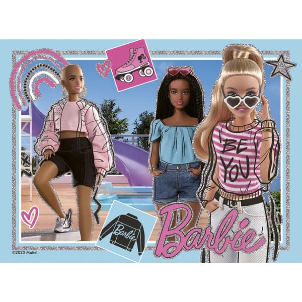 Barbie puzzles 12-16-20-24pzs