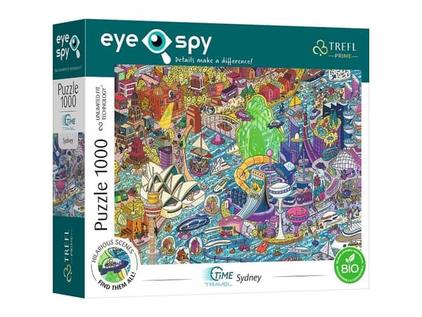 Trefl Puzzle 1000 element?w UFT EYE-SPY Time Travel Sydney Australia