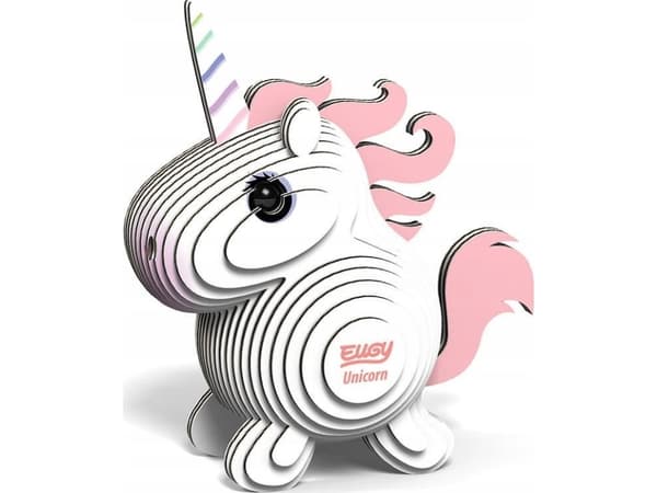 Teka Pink Unicorn Eugy. Øko 3D-puslespill