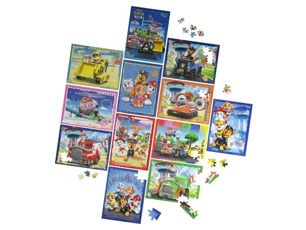 Spin Master Games PAW Patrol 12-Puzzle Pack, Sarjakuvat, 4 vuosi/vuosia