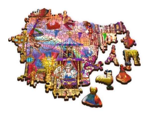 TREFL wooden puzzle Magical world 500+1 pcs