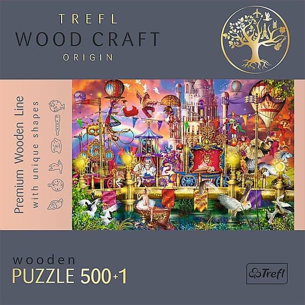 TREFL wooden puzzle Magical world 500+1 pcs