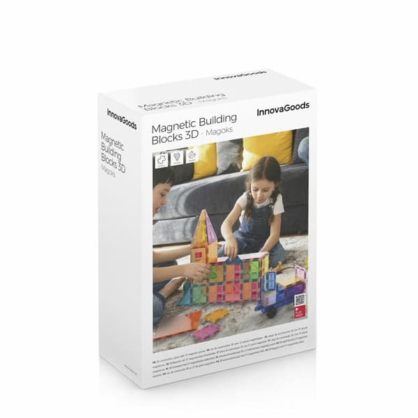 Magneettiset 3D-rakennuspalikat Magoks InnovaGoods 57 Kappaletta