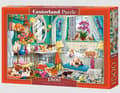 Miniatyrbild 1 av 2: Castorland Puzzle Crazy Badkar för husdjur 1500 element