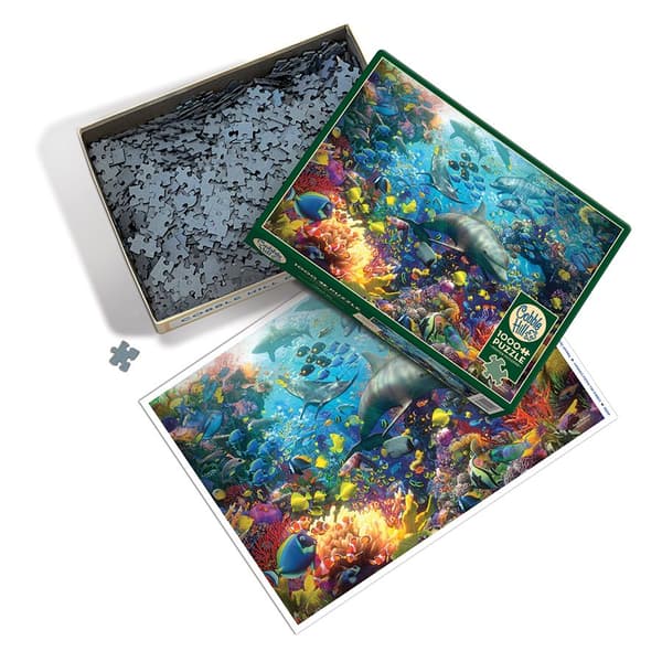 Pussel Vibrant Sea 1000 bitar Cobble Hill