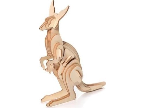 3D trepuslespill kenguru
