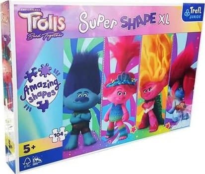 Puslespill 104 Super Shape XL Moro med troll TREFL