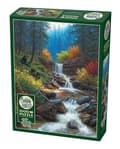 Miniatyrbilde 1 av 2: Pussel Mountain Cascade 1000 brikker Cobble Hill