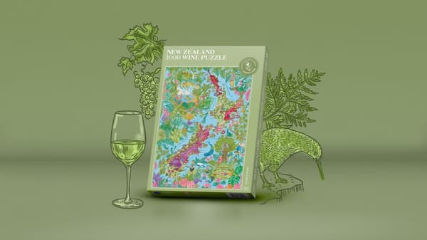 Vinpussel - Nya Zeeland 1000 bitar, Water and Wines
