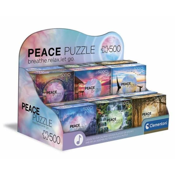 Puslespil Clementoni Peace 500 Dele 1 enheder