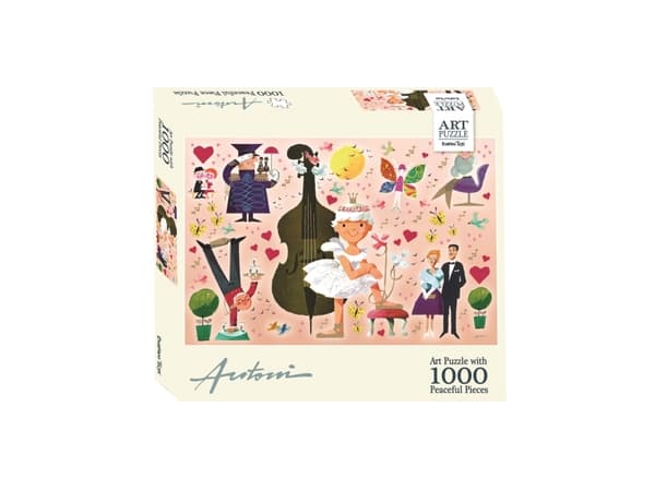 Ib Antoni - Art Puslespil - Ballerina - 1000 brikker - FSC