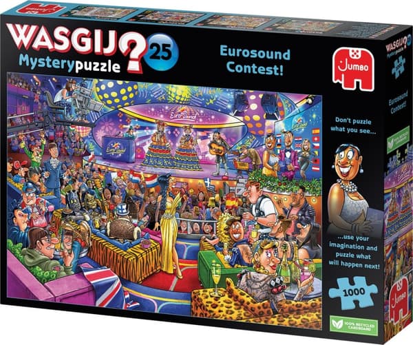 Wasgij Mystery 25, Eurosong-tävling - pussel, 1000 bitar