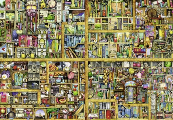 Ravensburger Magical Bookcase Puzzle, 18 000 bitar