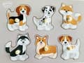 Miniatyrbilde 1 av 2: Smily Play Puslespillpinner i tre Smily Play-hunder