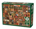 Miniatyrbilde 1 av 2: Pussel The Cat Libarary 1000 brikker Cobble Hill