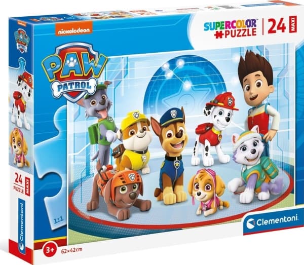 Clementoni Paw Patrol, 24 kpl, Sarjakuvat, 3 vuosi/vuosia