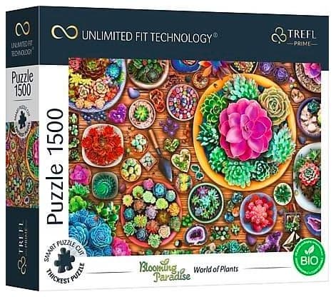 Trefl Puzzle 1500 element?w UFT Blooming Paradise World of Plants