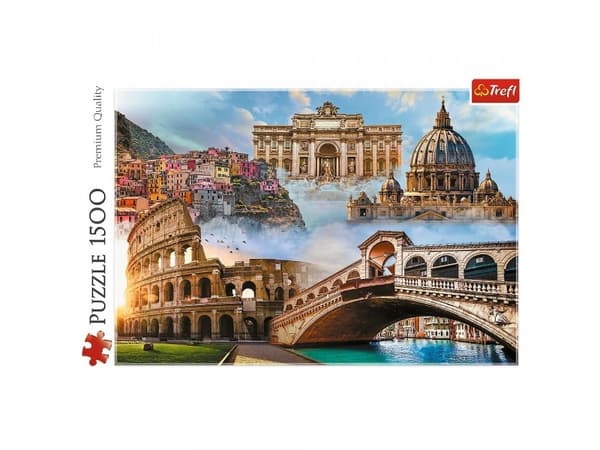 Trefl Puzzle 1500 elementtiä Suosikkipaikat Italiassa