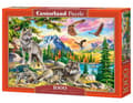 Pikkukuva 1 / 2: Castorland Puzzle 1000 palaa Susi perhe ja kotkat