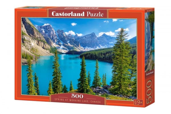 Castorland Puzzle 500 Vår vid Moraine Lake, Kanada CASTOR CDON