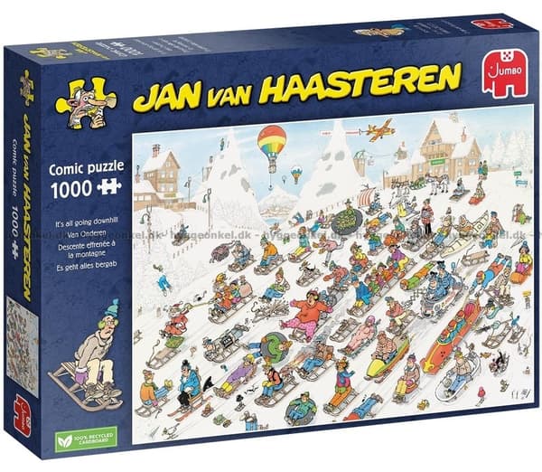 Jan Van Haasteren It's All Going Downhill 1000 pcs