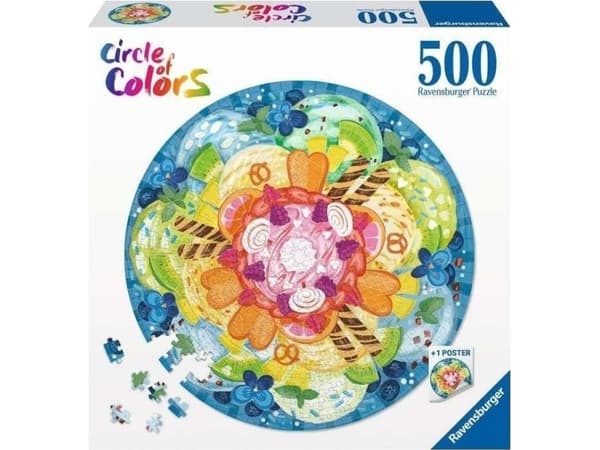 Ravensburger Ice Cream, 500 stykker, Mat og drikke, 12 år
